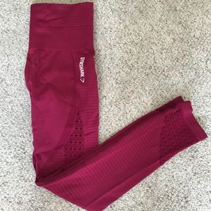 Gym Shark Energy + Seamless Leggings-Beet